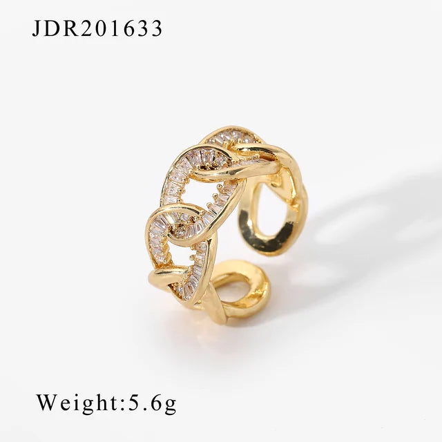 Gold Stone Ring