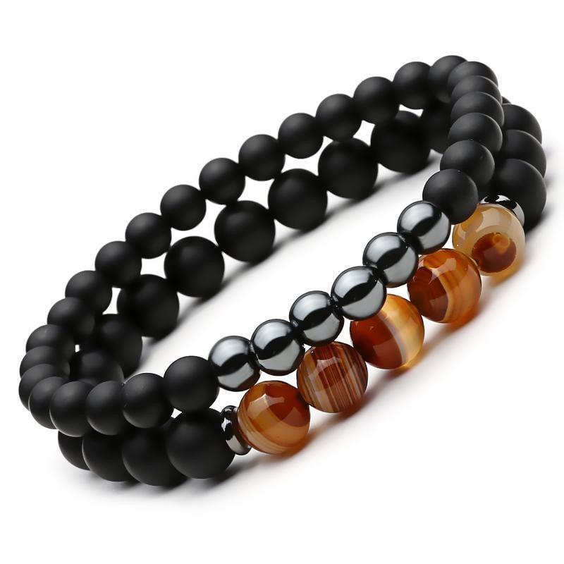 Hematite Agate Protector Bracelet